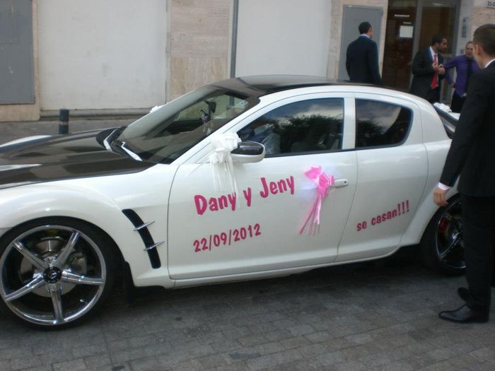 el coche de la boda!
