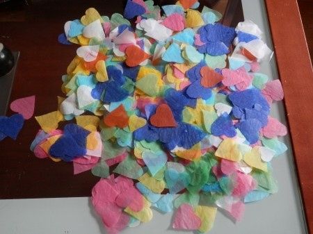 Confeti casero.