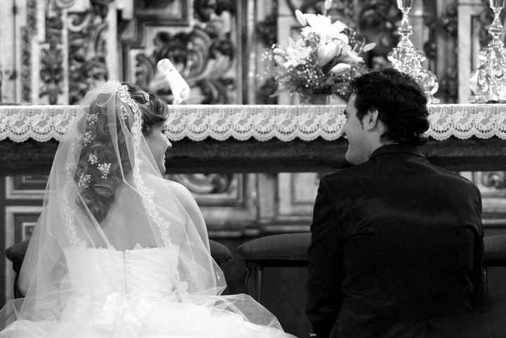 En el altar