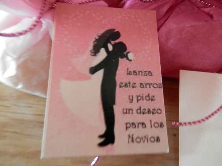 frase, lanza este arroz y pide un deseo para los novios