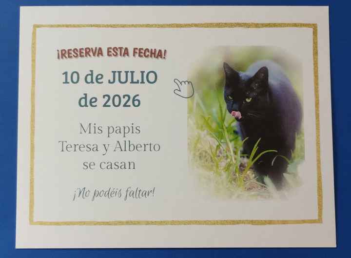 Impresión save the date e invitaciones. - 1