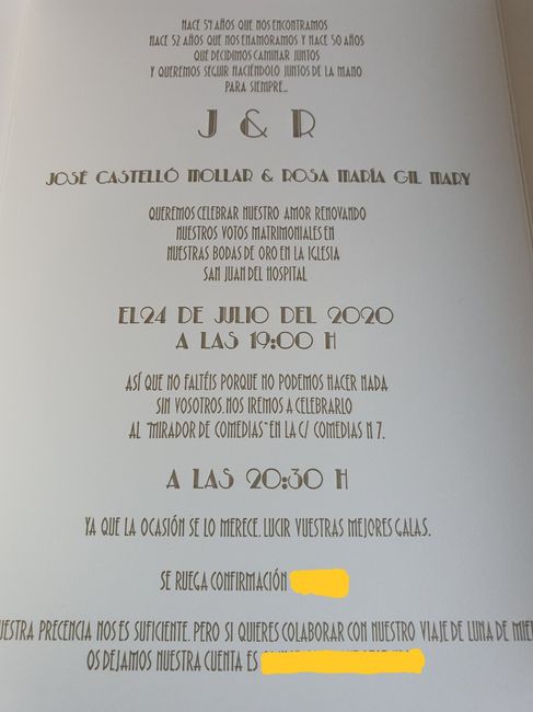 Ya tengo las invitaciones!!!! 5