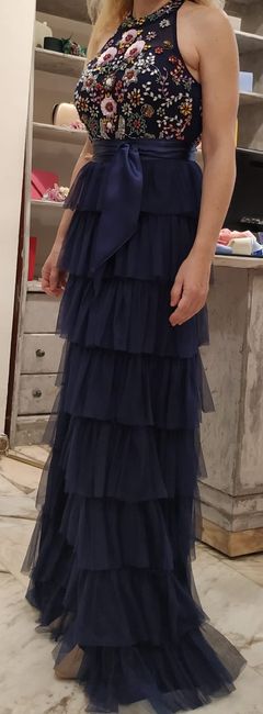 Primera prueba de vestido de mi madre. 1