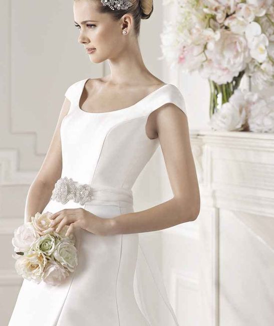 Vestido Mikado de Seda - 1
