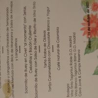 Prueba de menú en Casa de Burgos - Madrid - 1