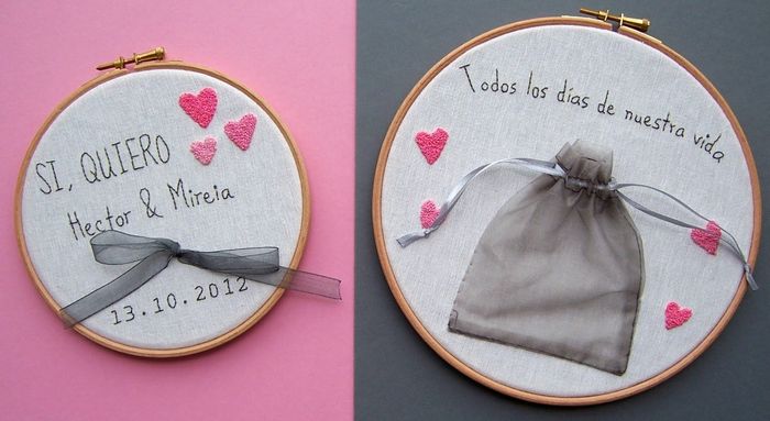 idea para llevar alianzas y arras