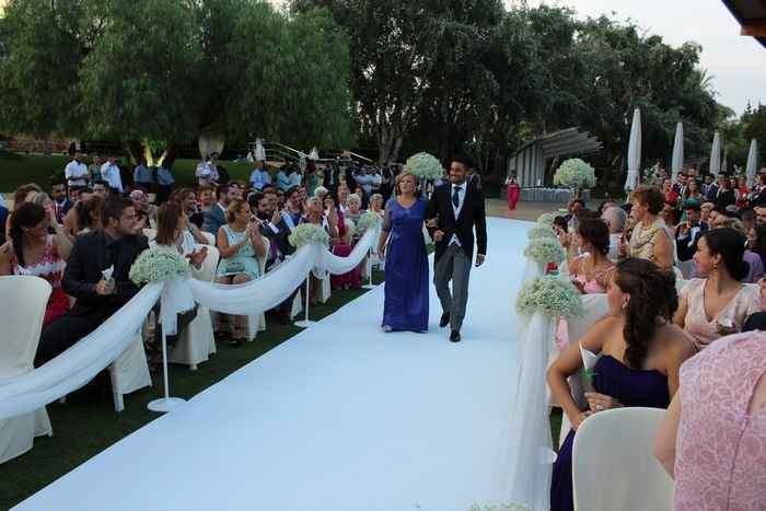 Novio y madrina