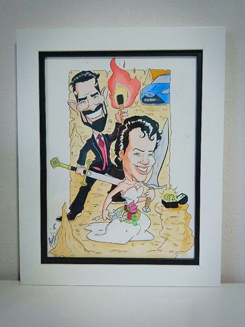 Caricatura para nuestra boda - 2
