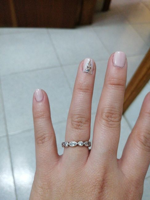 Anillo de compromiso/pedida - 1