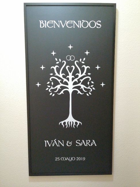Cartel de bienvenida - 1