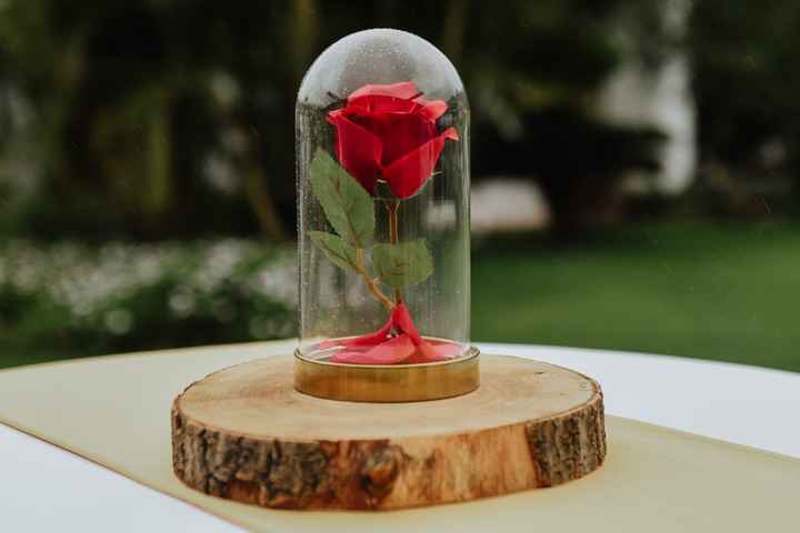 Bella, la banda de color es amarilla. La cúpula y rosa de Ikea, muy simple cortar y pegar con silico