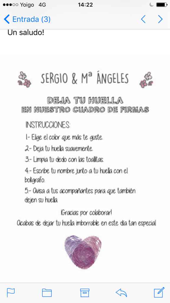 árbol de huellas - 1