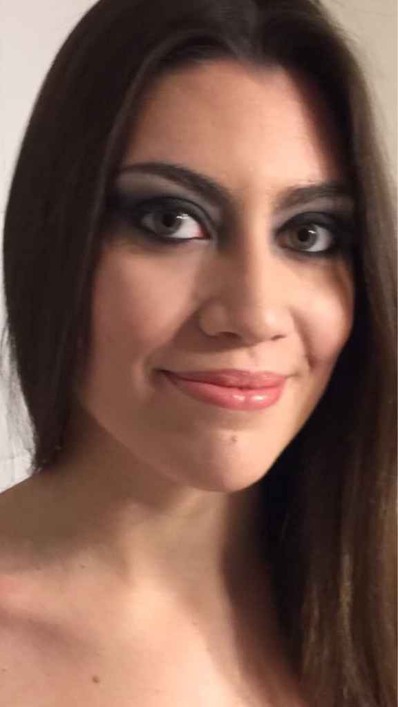 Mi prueba de maquillaje 🖤 - 2