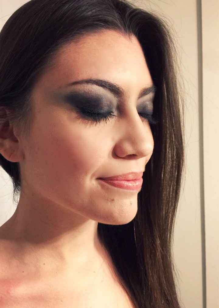 Mi prueba de maquillaje 🖤 - 3