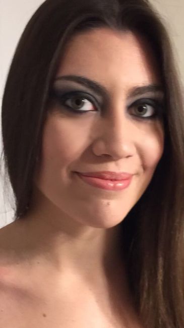Mi prueba de maquillaje 🖤 - 2
