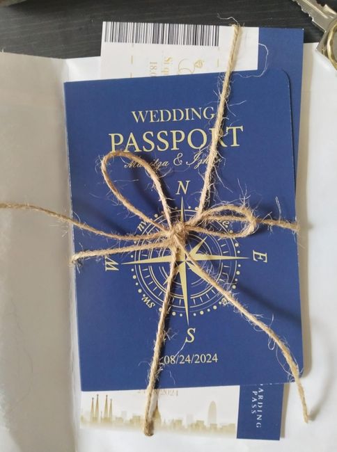 Invitaciones de boda (pasaportes) 4