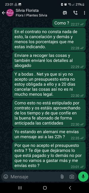 S.o.s florista me deja tirada a 20 días todo pagado - 4