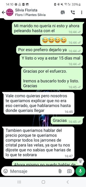 S.o.s florista me deja tirada a 20 días todo pagado 6