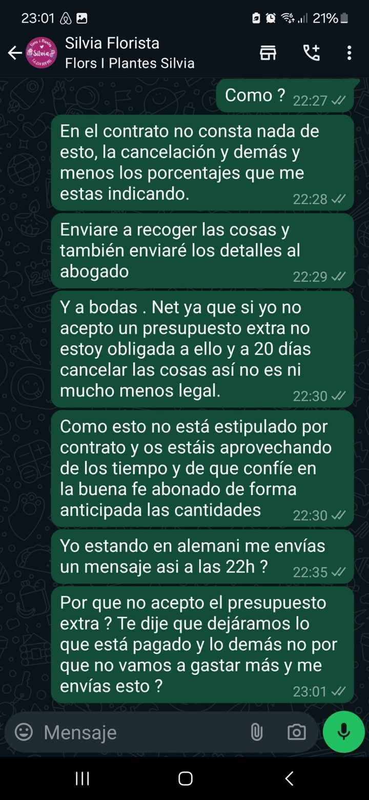 S.o.s florista me deja tirada a 20 días todo pagado - 4