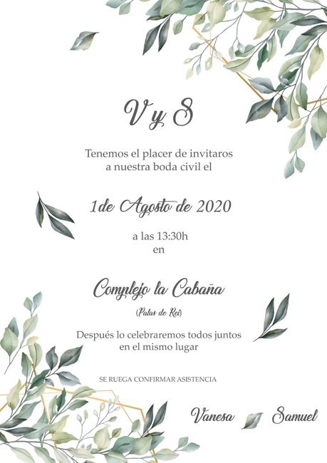 Invitaciones boda 2