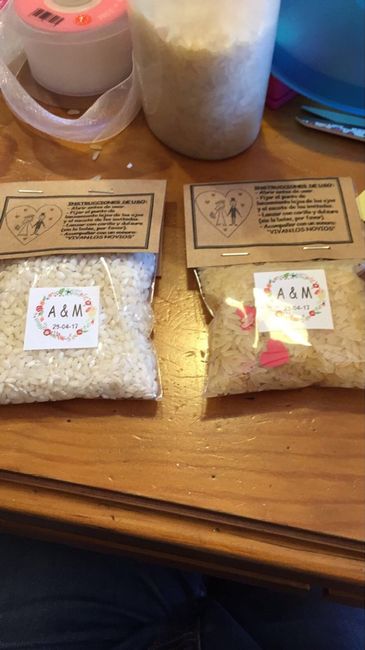 5 formas originales de presentar el arroz para tu boda - 1
