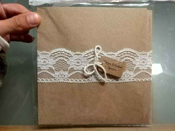Ya tenemos las invitaciones!!! - 1