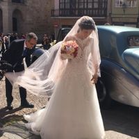 La llegada a la iglesia