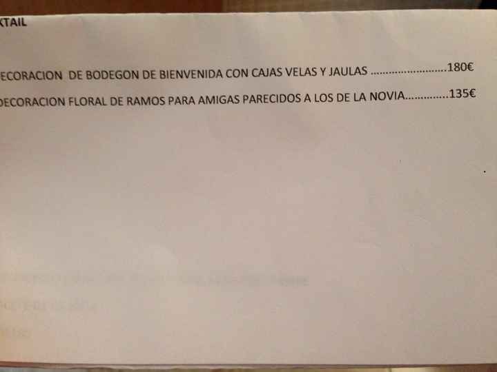 Presupuesto flores - 2