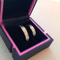 Alianzas boda oro blanco 