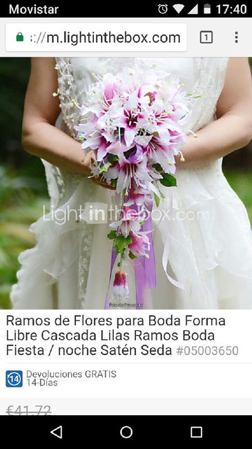 Entre que precios oscila un ramo de novia 1