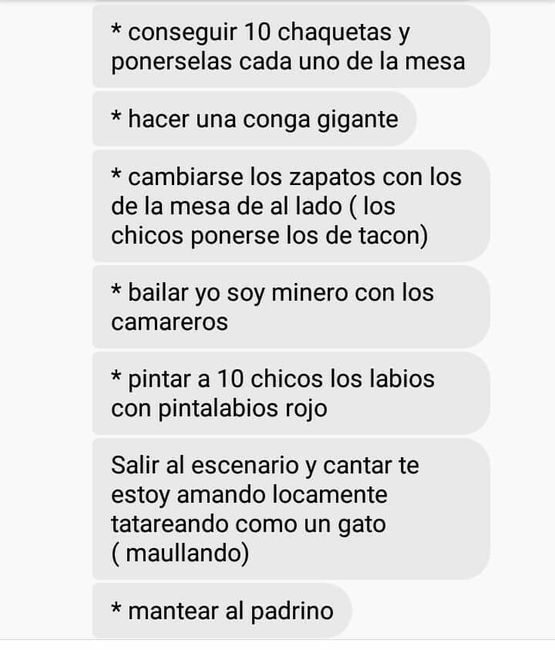 Que hacer en el banquete - 2