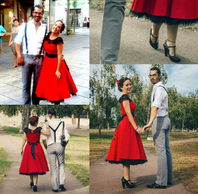 Boda pinup en rojo!!! me encanta 😍😍😍 - 1