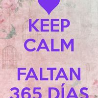 A 365 días del gran día!!
