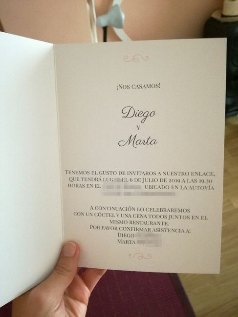 Ya llegaron las invitaciones 😍😍😍 - 2