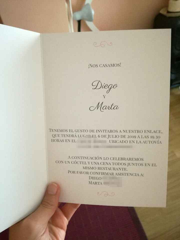 Ya llegaron las invitaciones 😍😍😍 - 2