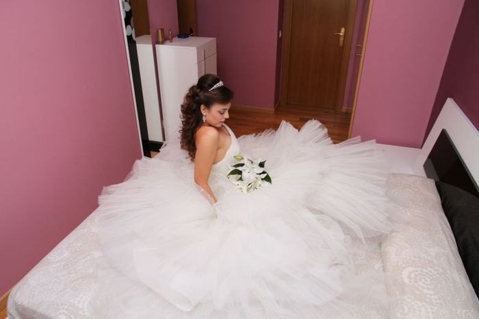 en casa de la novia