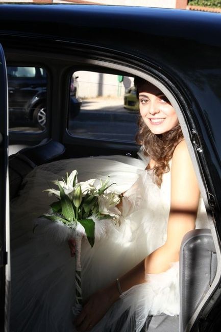 en el coche