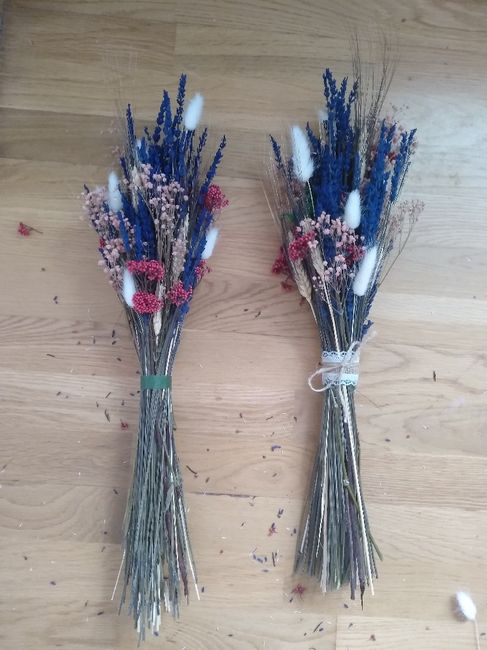 Ramo flores silvestres preservadas. Parte 2 - 1