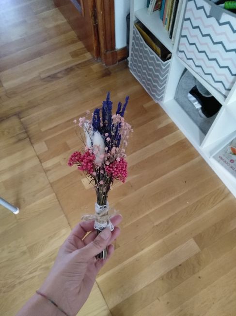 Ramo flores silvestres preservadas. Parte 2 - 3