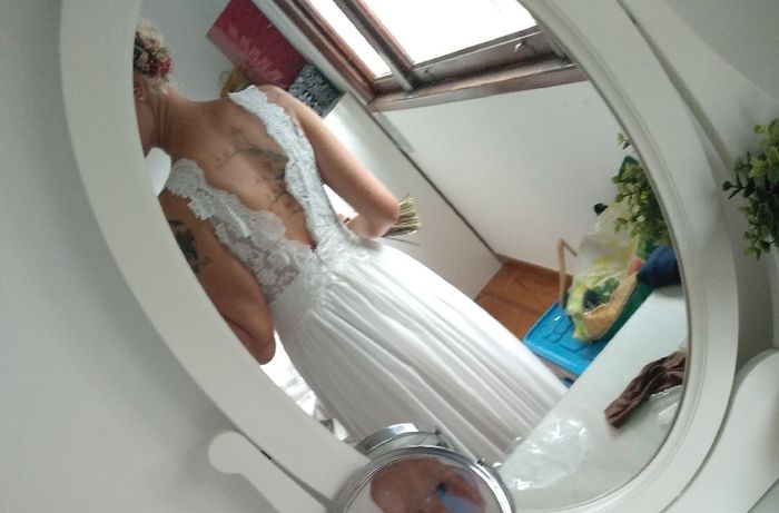 Vestido de novia hecho por mí. - 3