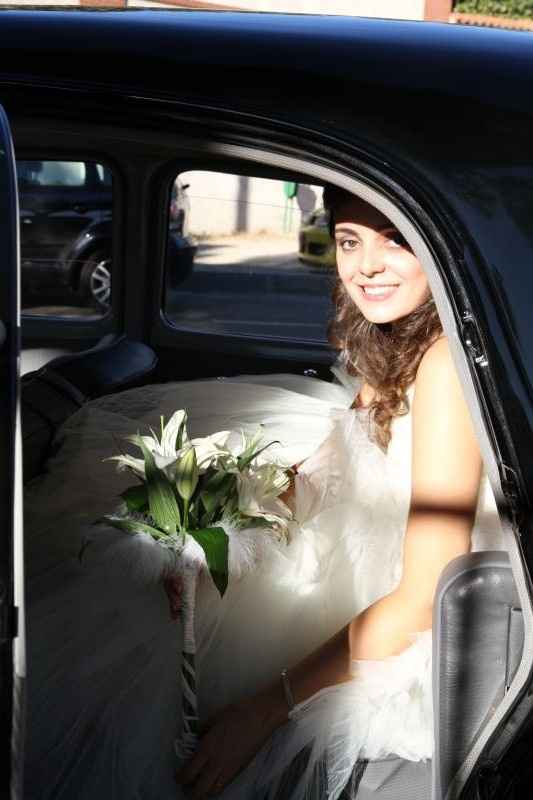 en el coche