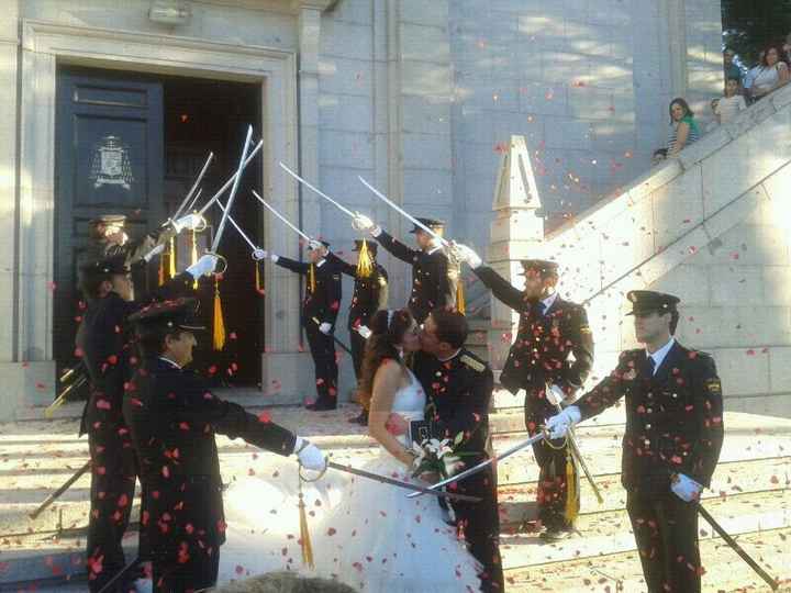 salida de la iglesia