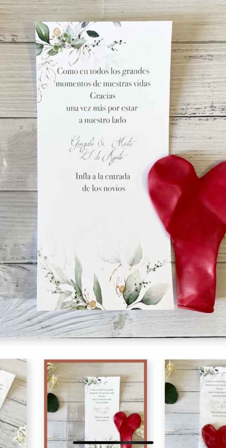 Tarjetas de agradecimiento - 1