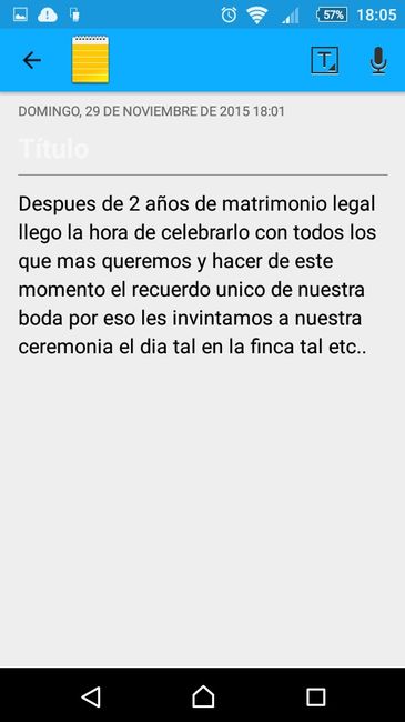 Texto invitaciones - 1