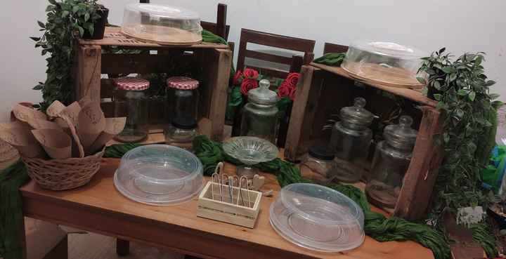 Glitter bar y Candy bar caseros - 1