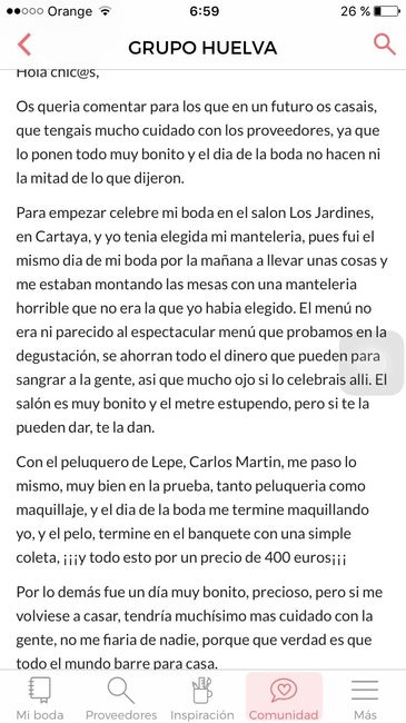 Opinión Los Jardines (Cartaya)