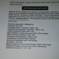 Alquiler mobiliario boda - 1
