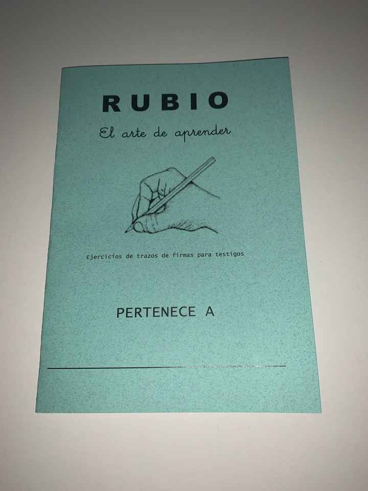 Cuadernillo rubio para testigos - 1