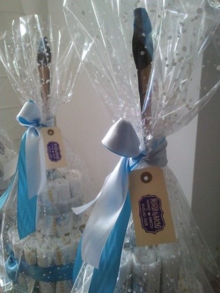 etiqueta tarta de pañales