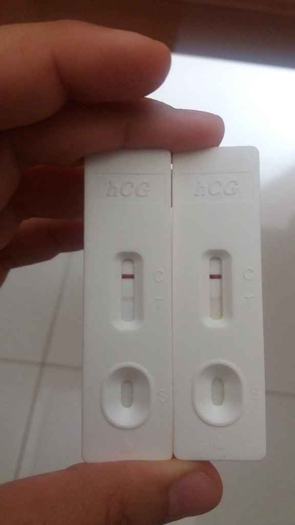 test de embarazo doble